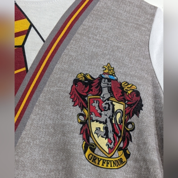 Harry Potter Girls Hermoine Hogwarts Gryffindor Uniform Pajama Nightgown, NWT - Picture 3 of 5